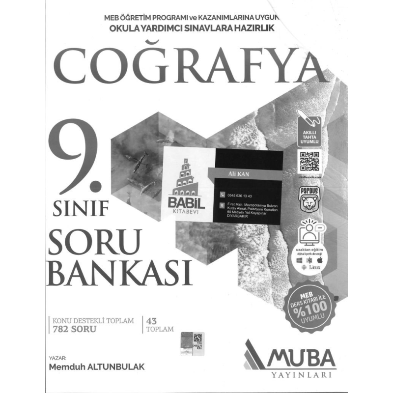 COĞRAFYA SORU BANKASI 782 SORU