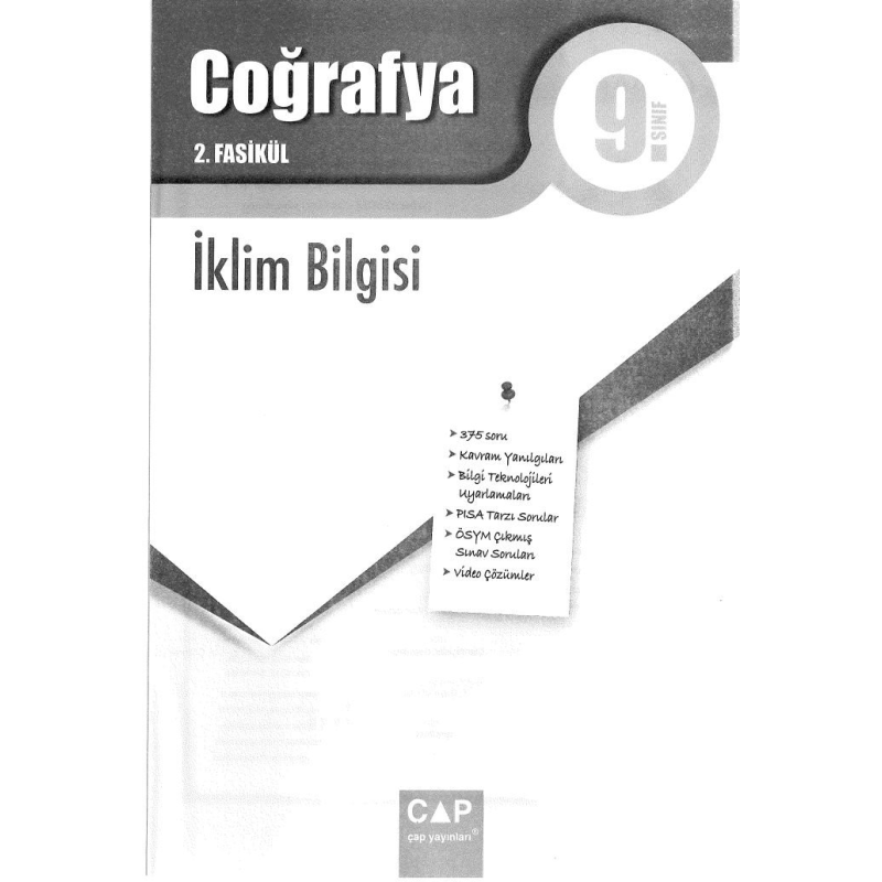 COĞRAFYA 2. FASİKÜL İKLİM BİLGİSİ