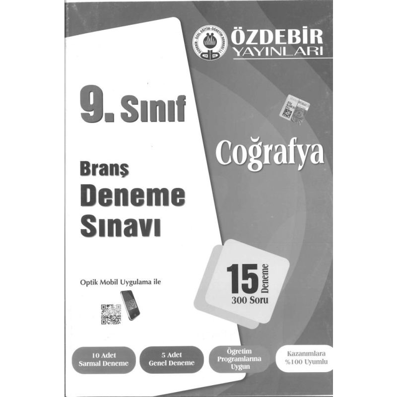 BRANŞ DENEME SINAVI COĞRAFYA 15 DENEME 300 SORU
