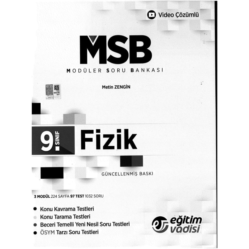 MODÜLER SORU BANKASI FİZİK GÜNCELLENMİŞ BASKI