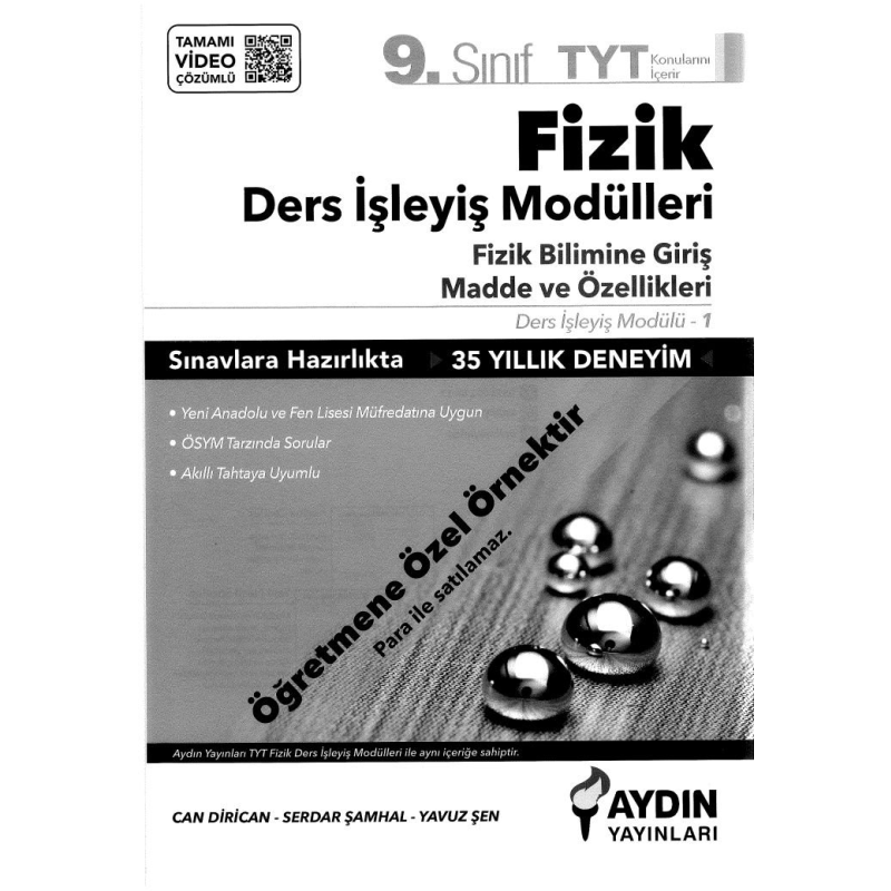 FİZİK DERS İŞLEYİŞ MODÜLLERİ FİZİK BİLİMİNE GİRİŞ MADDE VE ÖZELLİKLERİ