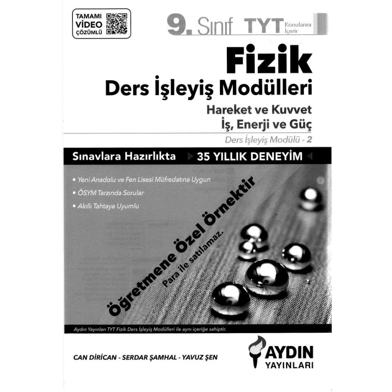 FİZİK DERS İŞLEYİŞ MODÜLLERİ HAREKET VE KUVVET İŞ ENERJİ VE GÜÇ