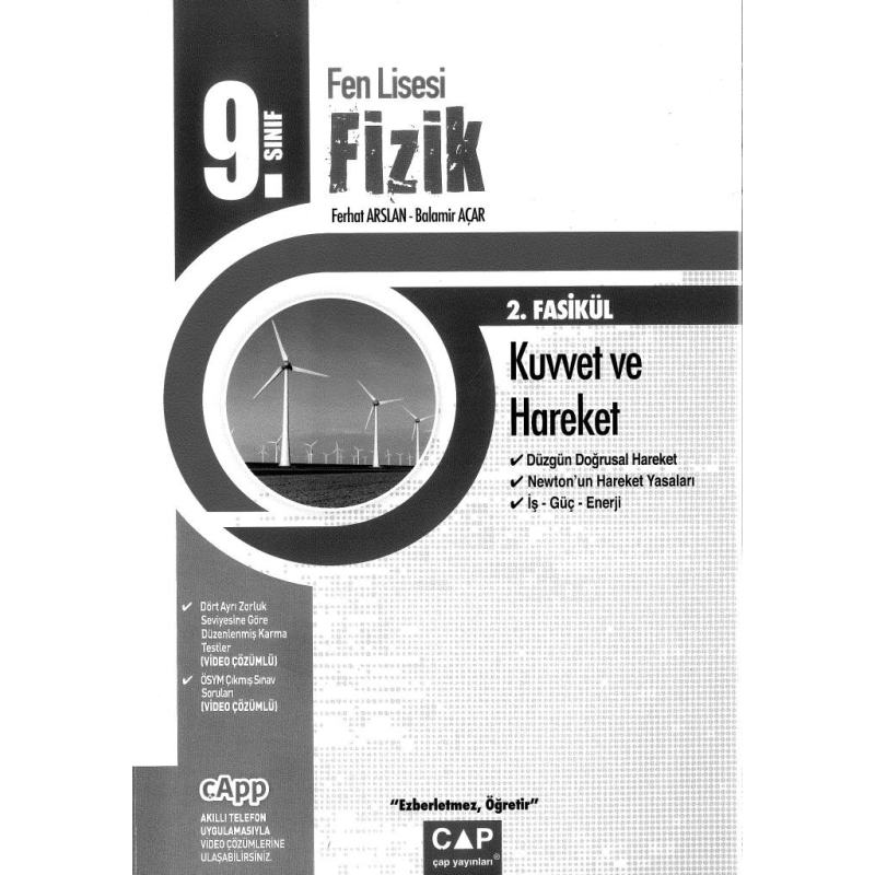 FEN LİSESİ FİZİK 2. FASİKÜL KUVVET VE HAREKET