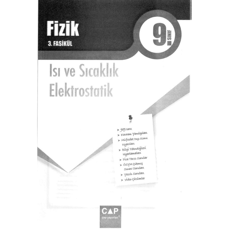 FİZİK 3. FASİKÜL ISI VE SICAKLIK ELEKTROSTATİK