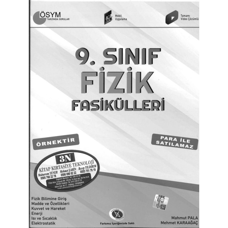 FİZİK FASİKÜLLERİ ÖSYM TARZINDA SORULAR