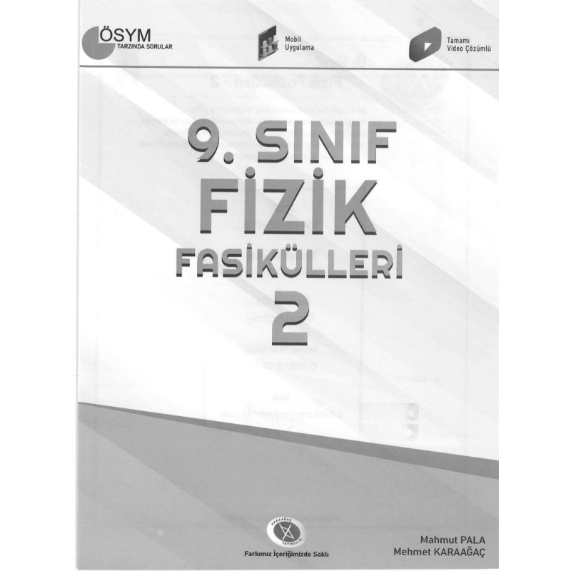 FİZİK FASİKÜLLERİ 2 ÖSYM TARZINDA SORULAR