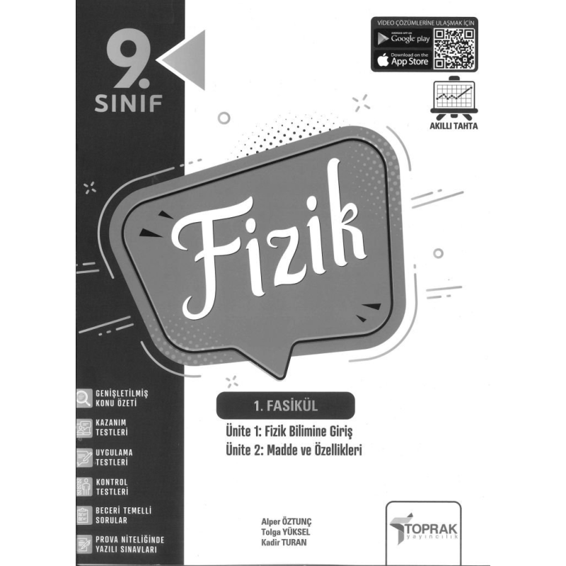 FİZİK 1. FASİKÜL FİZİK BİLİMİNE GİRİŞ MADDE VE ÖZELLİKLERİ