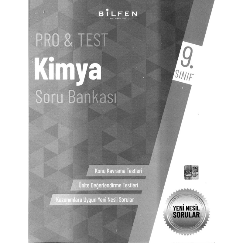 PRO & TEST KİMYA SORU BANKASI YENİ NESİL SORULAR