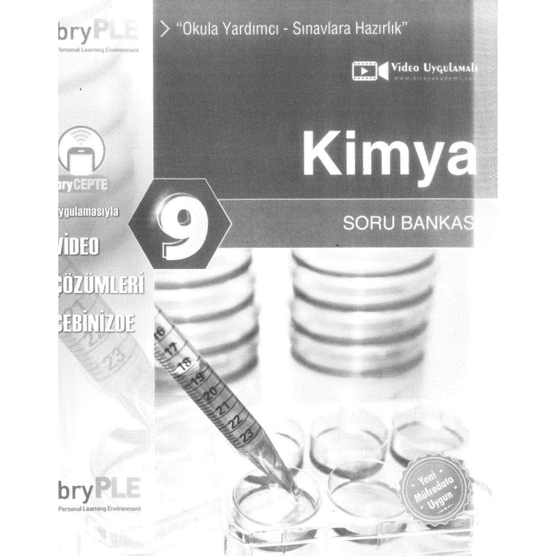 KİMYA SORU BANKASI OKULA YARDIMCI SINAVLARA HAZIRLIK