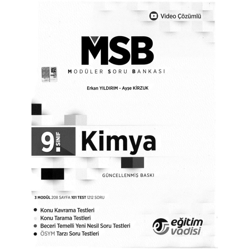 MODÜLER SORU BANKASI KİMYA GÜNCELLENMİŞ BASKI