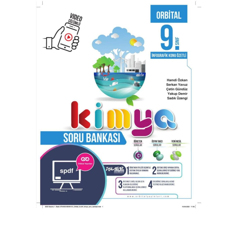 KİMYA SORU BANKASI ORBİTAL İNFOGRAFİK KONU ÖZETLİ