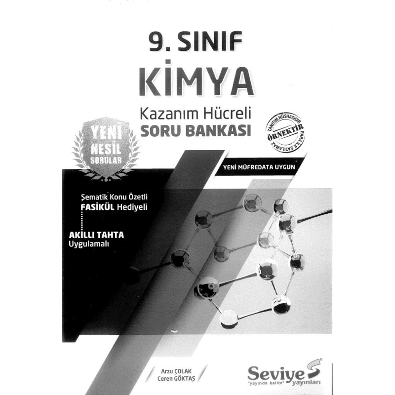 KİMYA KAZANIM HÜCRELİ SORU BANKASI