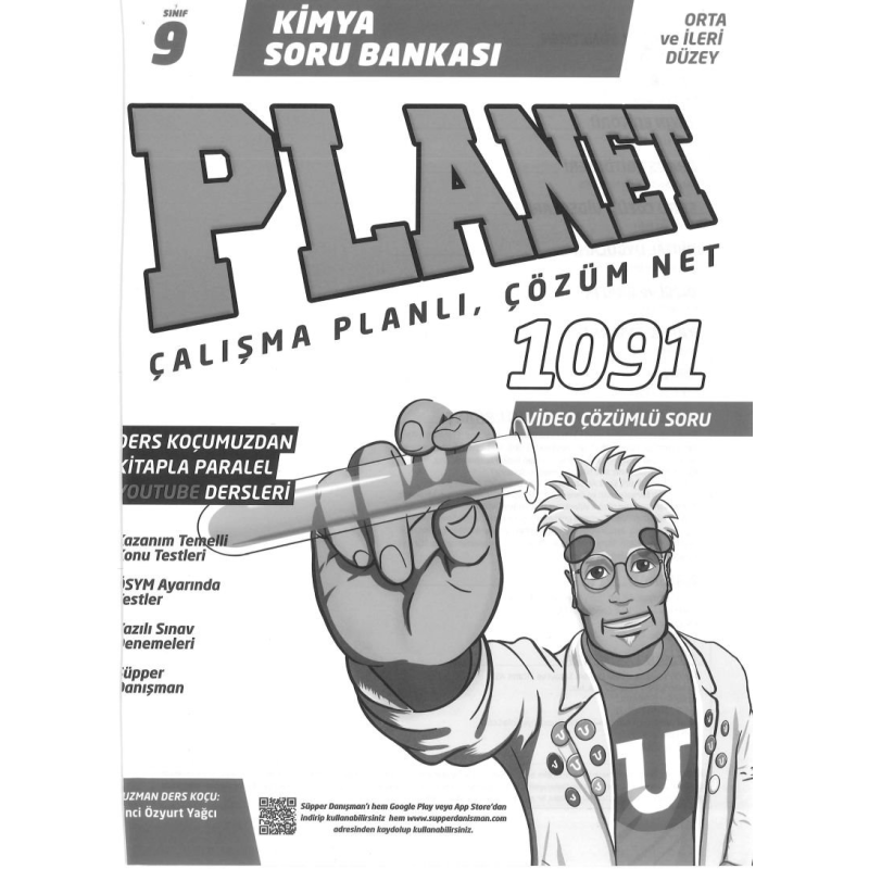 KİMYA SORU BANKASI PLANET 1091 VİDEO ÇÖZÜMLÜ SORU
