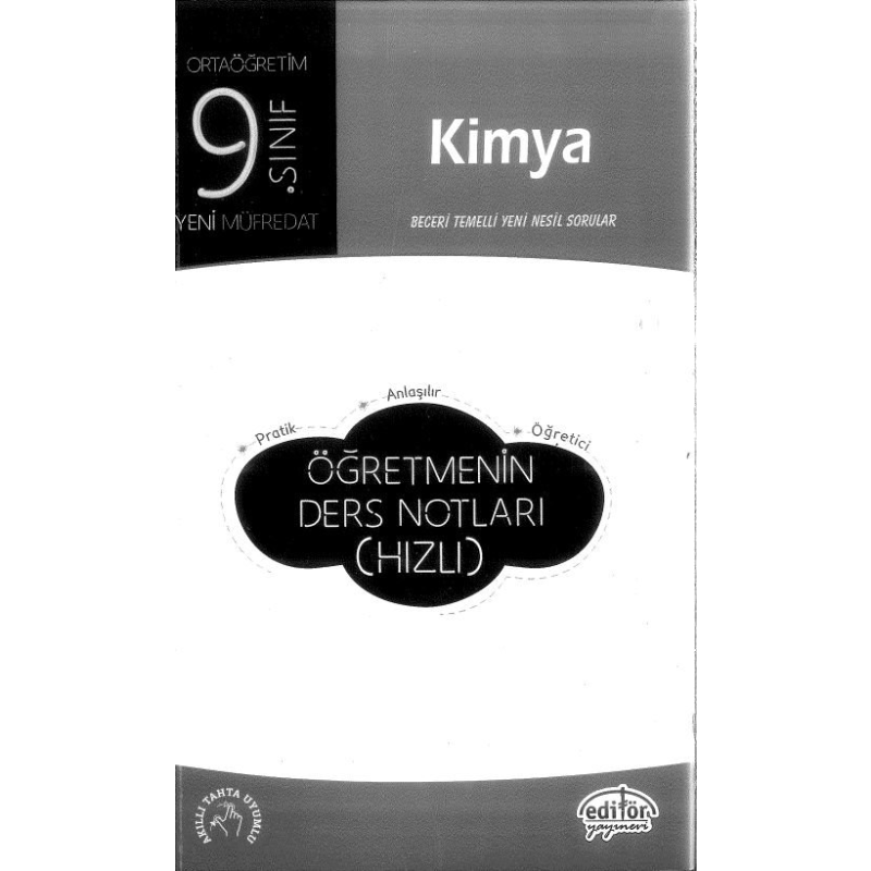 KİMYA BECERİ TEMELLİ YENİ NESİL SORULAR ÖĞRETMENİN DERS NOTLARI (HIZLI)