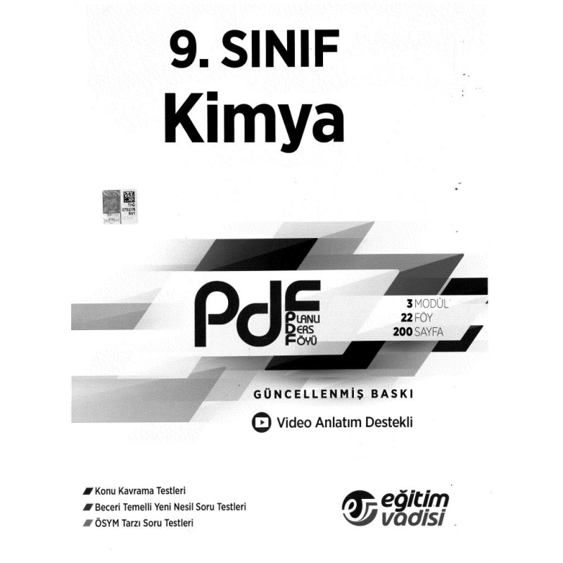 KİMYA PLANLI DERS FÖYÜ