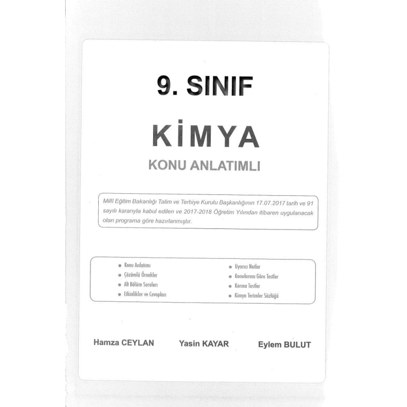 KİMYA KONU ANLATIMLI