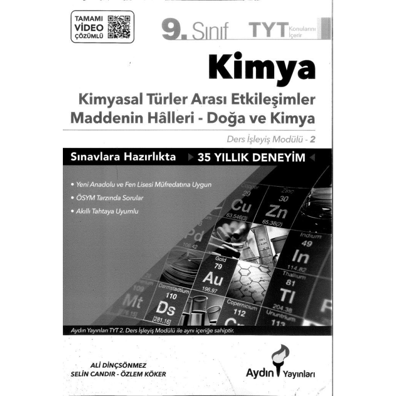 KİMYA KİMYASAL TÜRLER ARASI ETKİLEŞİMLER MADDENİN HALLERİ DOĞA VE KİMYA