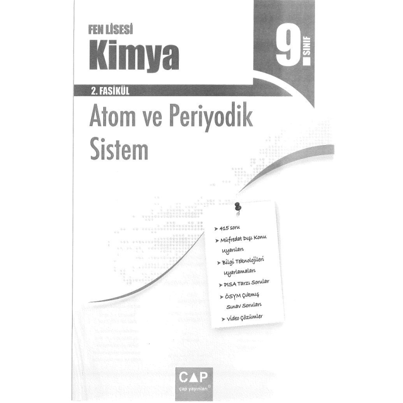 FEN LİSESİ 2. FASİKÜL ATOM VE PERİYODİK SİSTEM