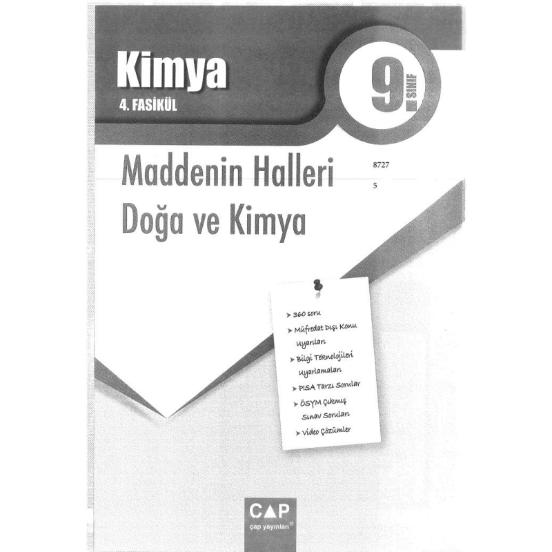 KİMYA 4. FASİKÜL MADDENİN HALLERİ DOĞA VE KİMYA