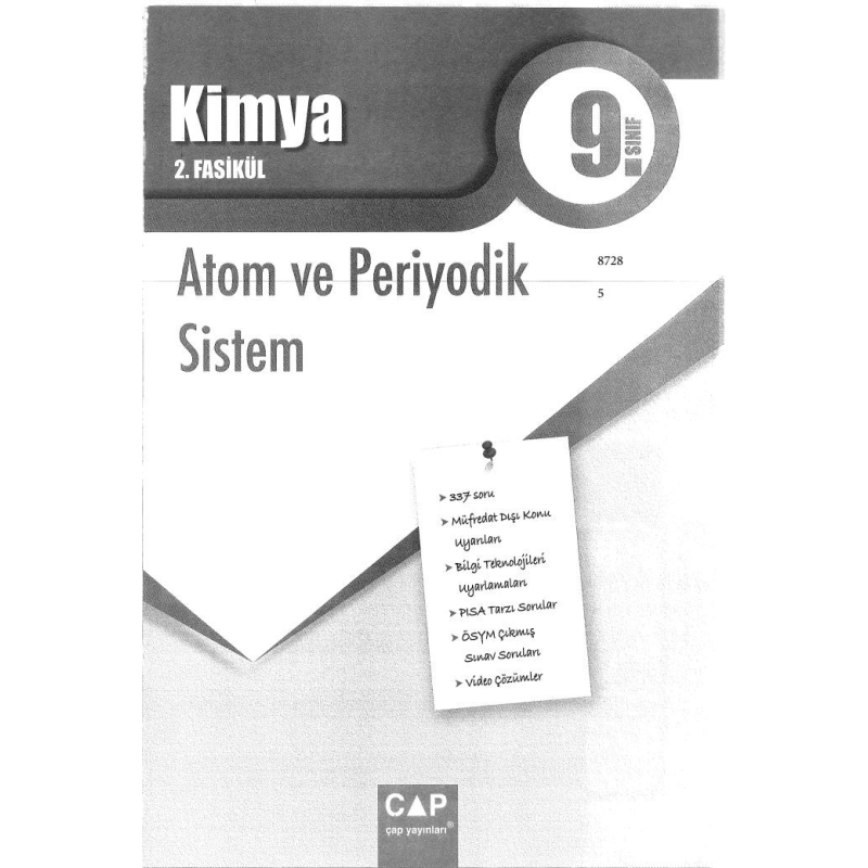 KİMYA 2. FASİKÜL ATOM VE PERİYODİK SİSTEM