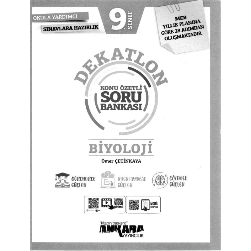 DEKATLON KONU ÖZETLİ SORU BANKASI BİYOLOJİ
