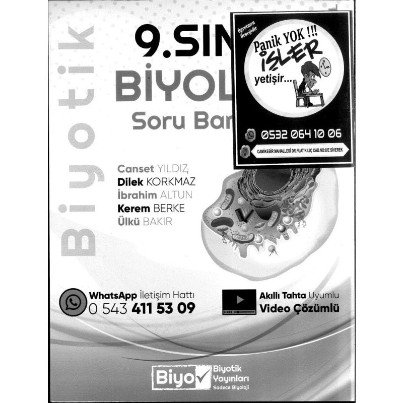 BİYOLOJİ SORU BANKASI BİYOTİK