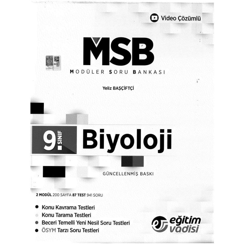 MODÜLER SORU BANKASI BİYOLOJİ