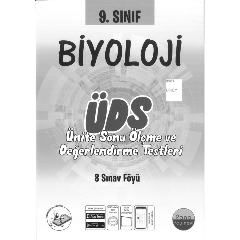 BİYOLOJİ ÜNİTE SONU ÖLÇME VE DEĞERLENDİRME TESTLERİ8 SINAV FÖYÜ