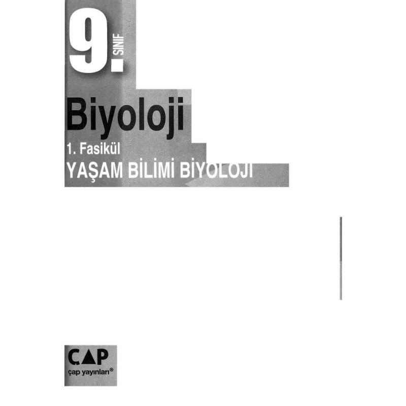 BİYOLOJİ 1. FASİKÜL YAŞAM BİLİMİ BİYOLOJİ