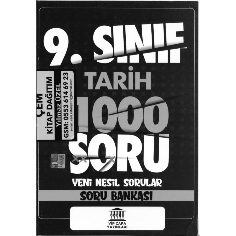 TARİH 1000 SORU YENİ NESİL SORULAR SORU BANKASI