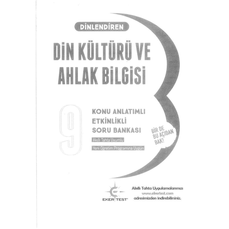 DİN KÜLTÜRÜ VE AHLAK BİLGİSİ KONU ANLATIMLI ETKİNLİKLİ SORU BANKASI