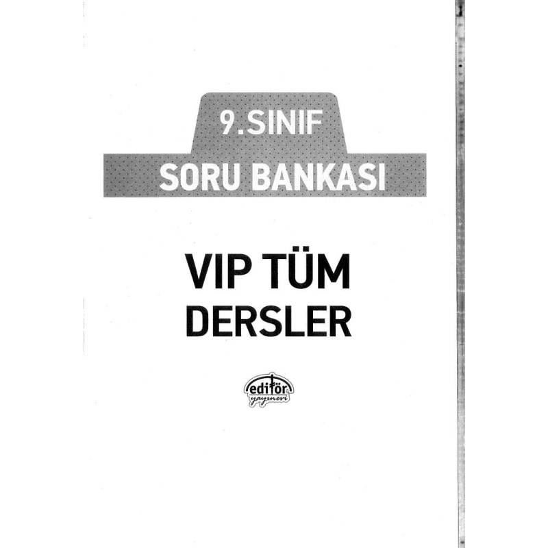SORU BANKASI VİP TÜM DERSLER