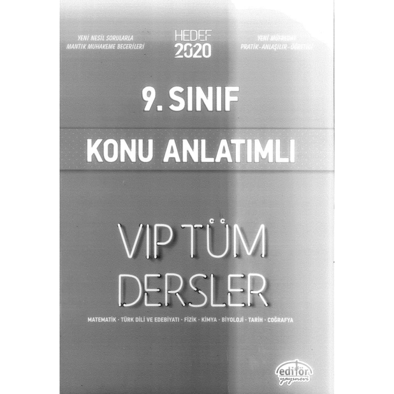 KONU ANLATIMLI VIP TÜM DERSLER
