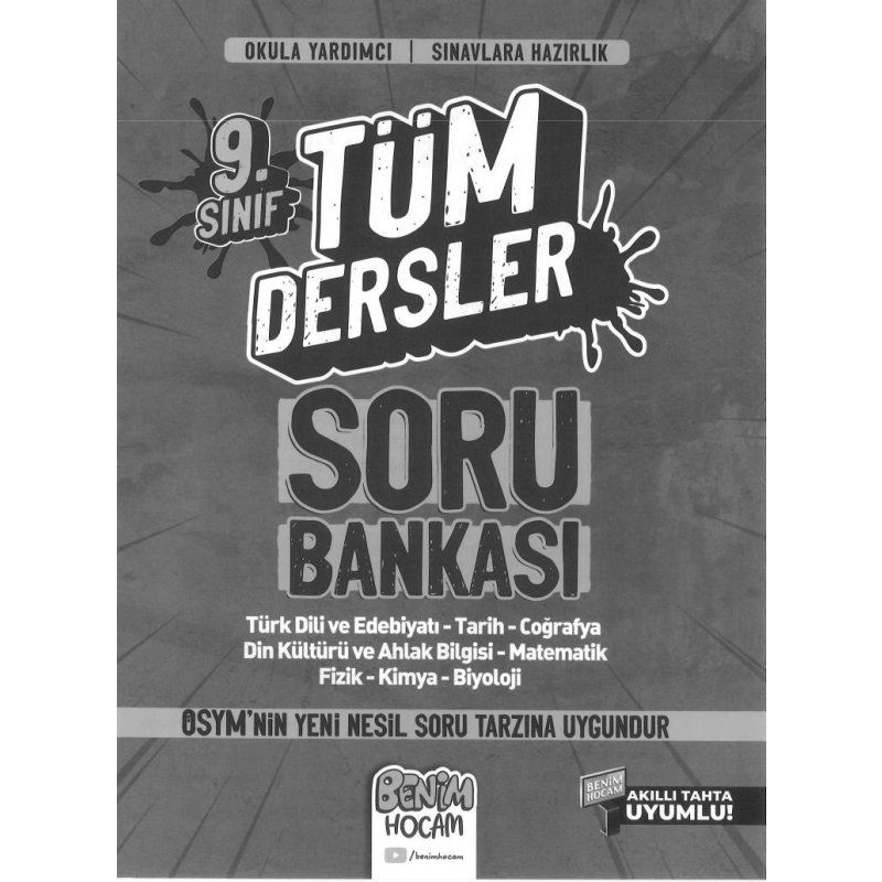 TÜM DERSLER SORU BANKASI
