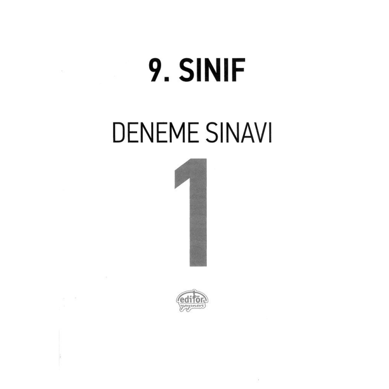 DENEME SINAVI 1
