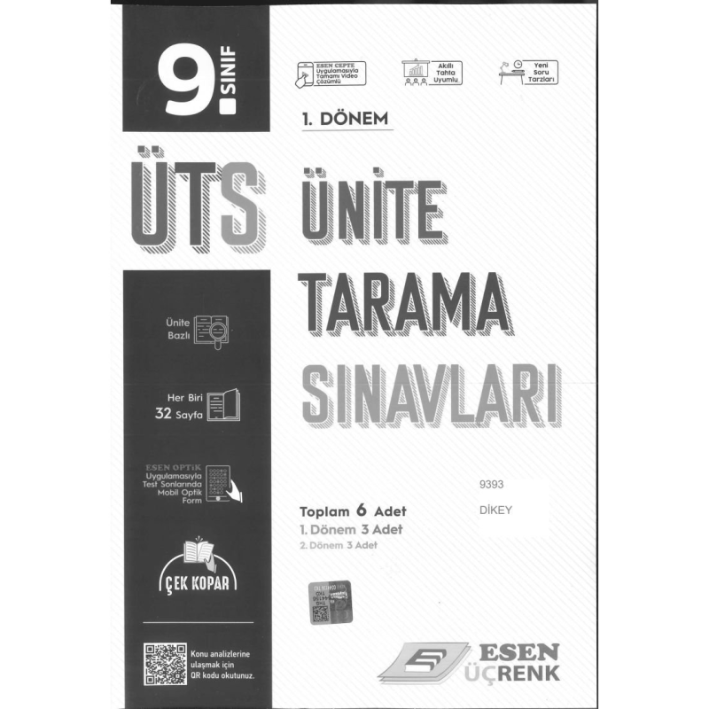 ÜNİTE TARAMA SINAVLARI