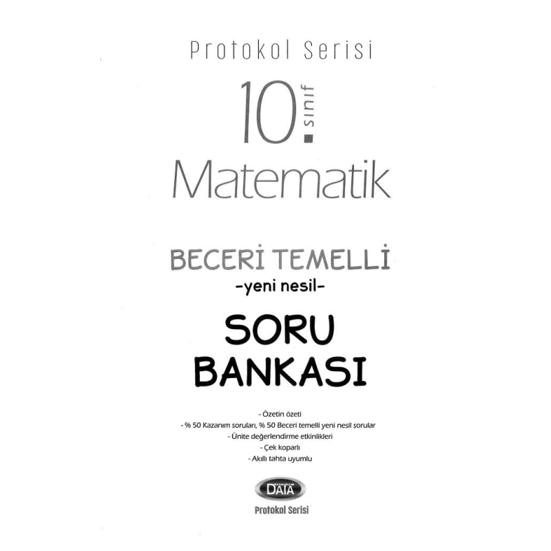 PROTOKOL SERİSİ MATEMATİK BECERİ TEMELLİ YENİ NESİL SORU BANKASI