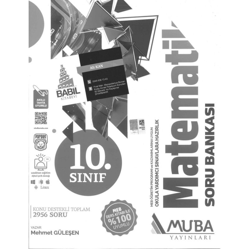 MATEMATİK SORU BANKASI 2956 SORU