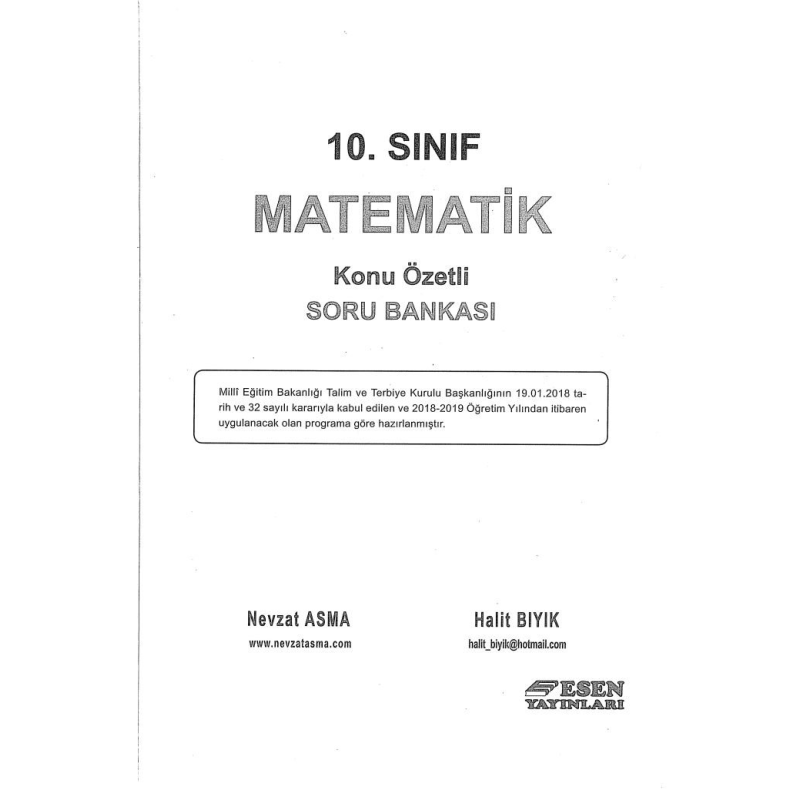 MATEMATİK KONU ÖZETLİ SORU BANKASI