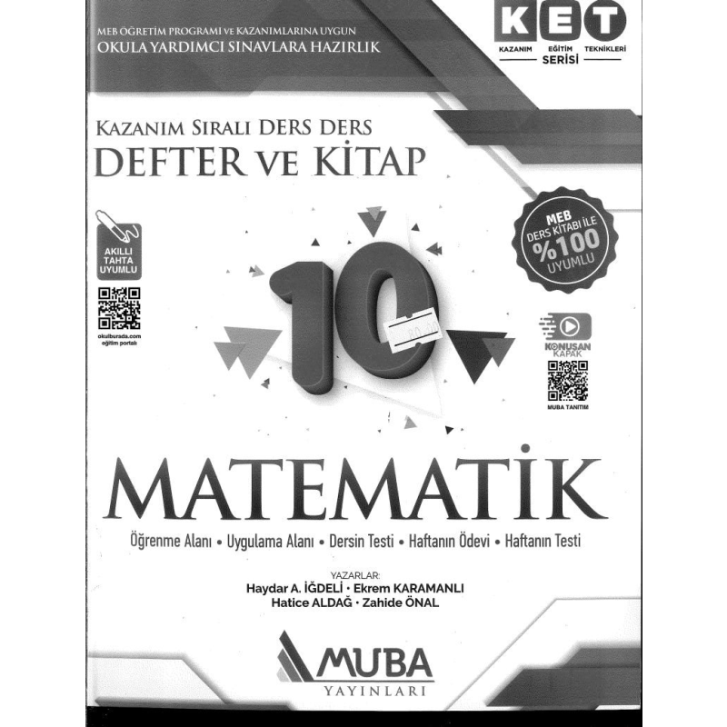 KAZANIM SIRALI DERS DERS DEFTER KİTAP MATEMATİK