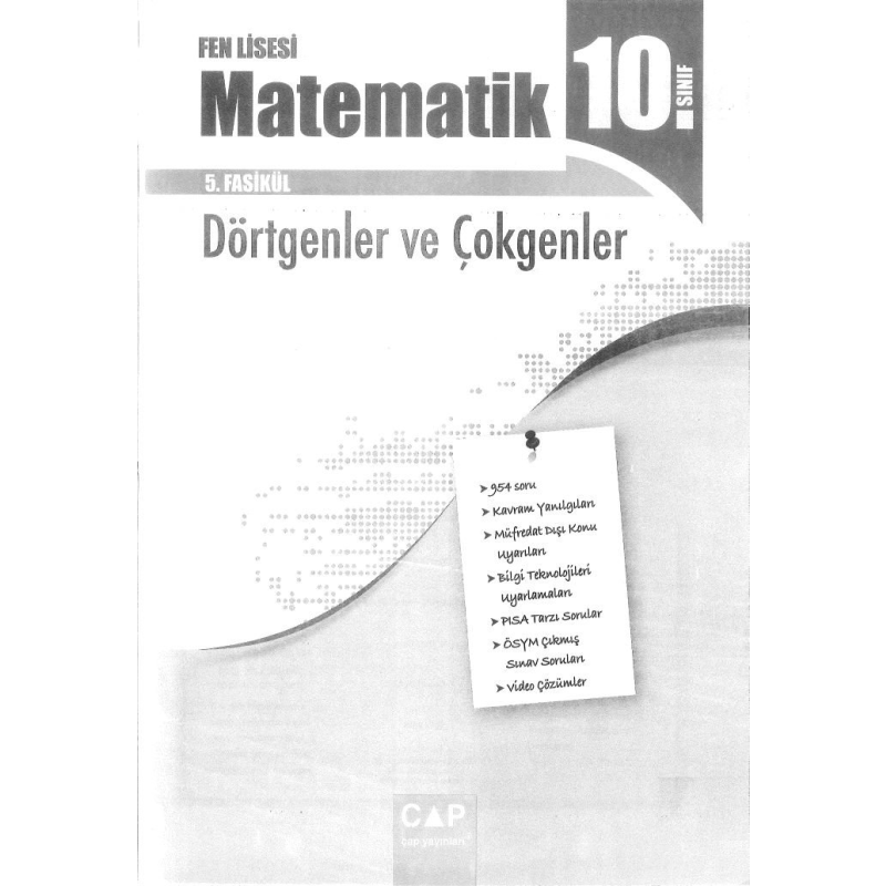 MATEMATİK 5. FASİKÜL DÖRTGENLER VE ÇOKGENLER