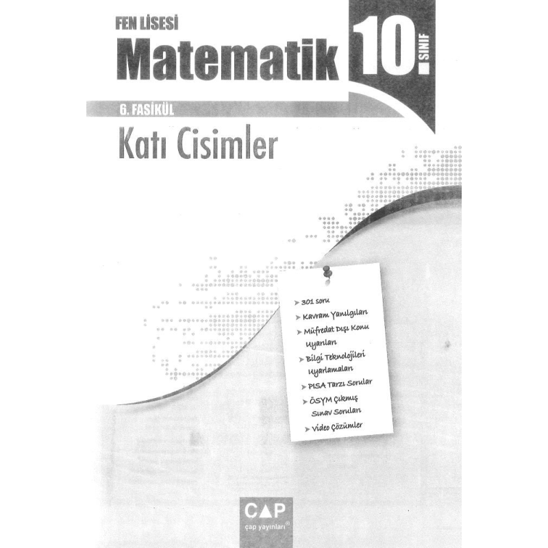 MATEMATİK 6. FASİKÜL KATI CİSİMLER