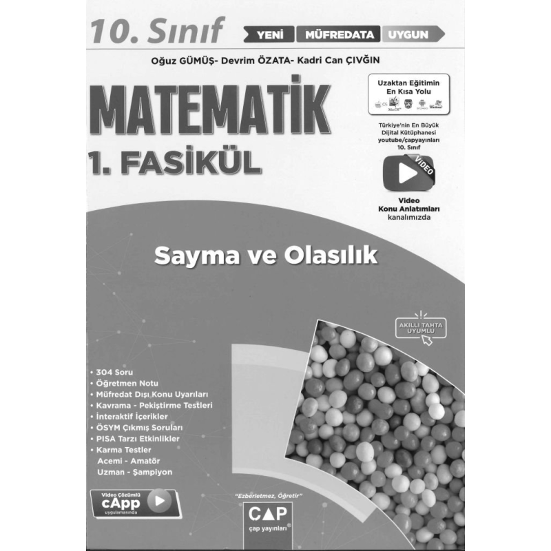 MATEMATİK 1 .FASİKÜL SAYMA VE OLASILIK