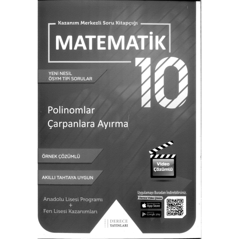 MATEMATİK POLİNOMLAR ÇARPANLARA AYIRMA ÖRNEK ÇÖZÜMLÜ