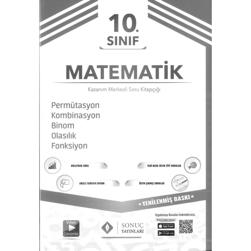 MATEMATİK PERMÜTASYON KOMBİNASYON BİNOM OLASILIK FONKSİYON