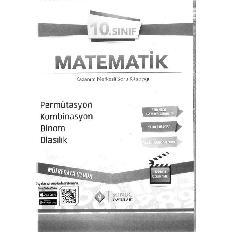 MATEMATİK PERMÜTASYON KOMBİNAYON BİNOM OLASILIK