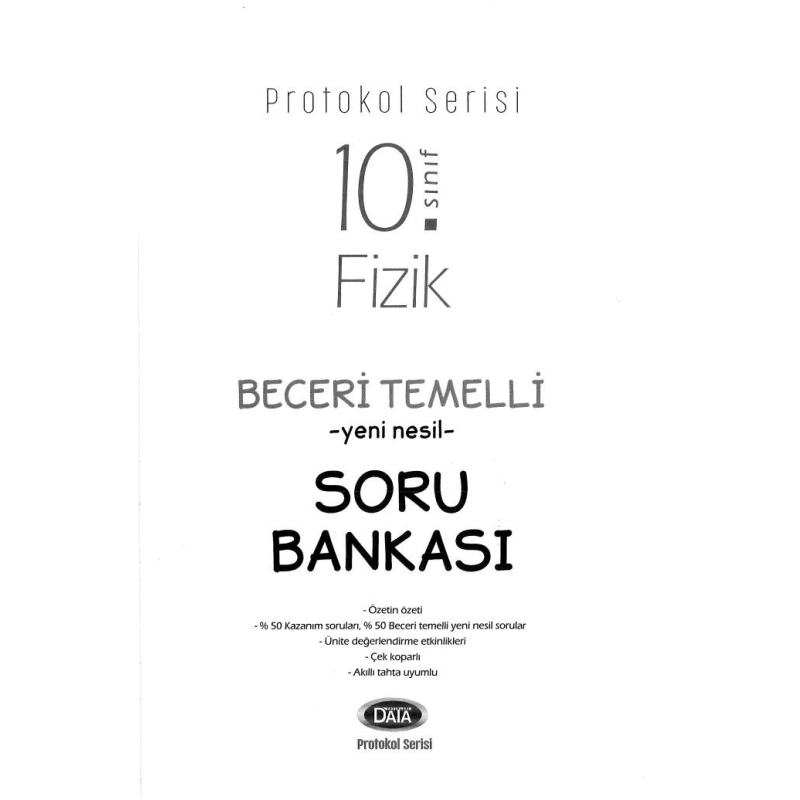 PROTOKOL SERİSİ FİZİK BECERİ TEMELLİ YENİ NESİL SORU BANKASI