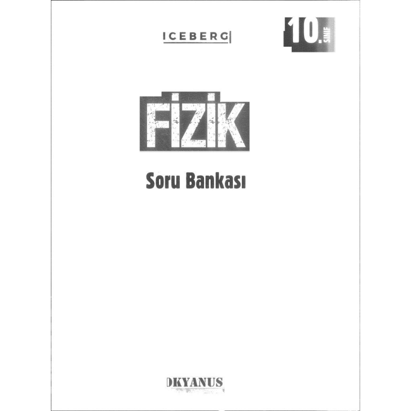 FİZİK SORU BANKASI ICEBERG