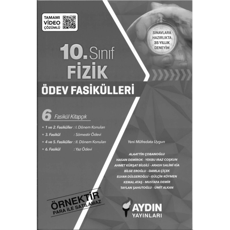 FİZİK ÖDEV FASİKÜLLERİ