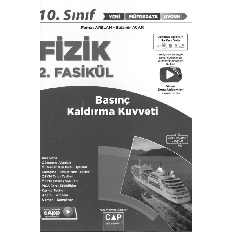 FİZİK 2. FASİKÜL BASINÇ VE KALDIRMA KUVVETİ